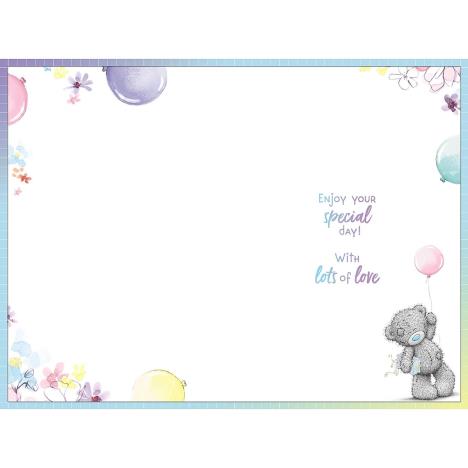 Sister Me to You Bear Birthday Card Extra Image 1